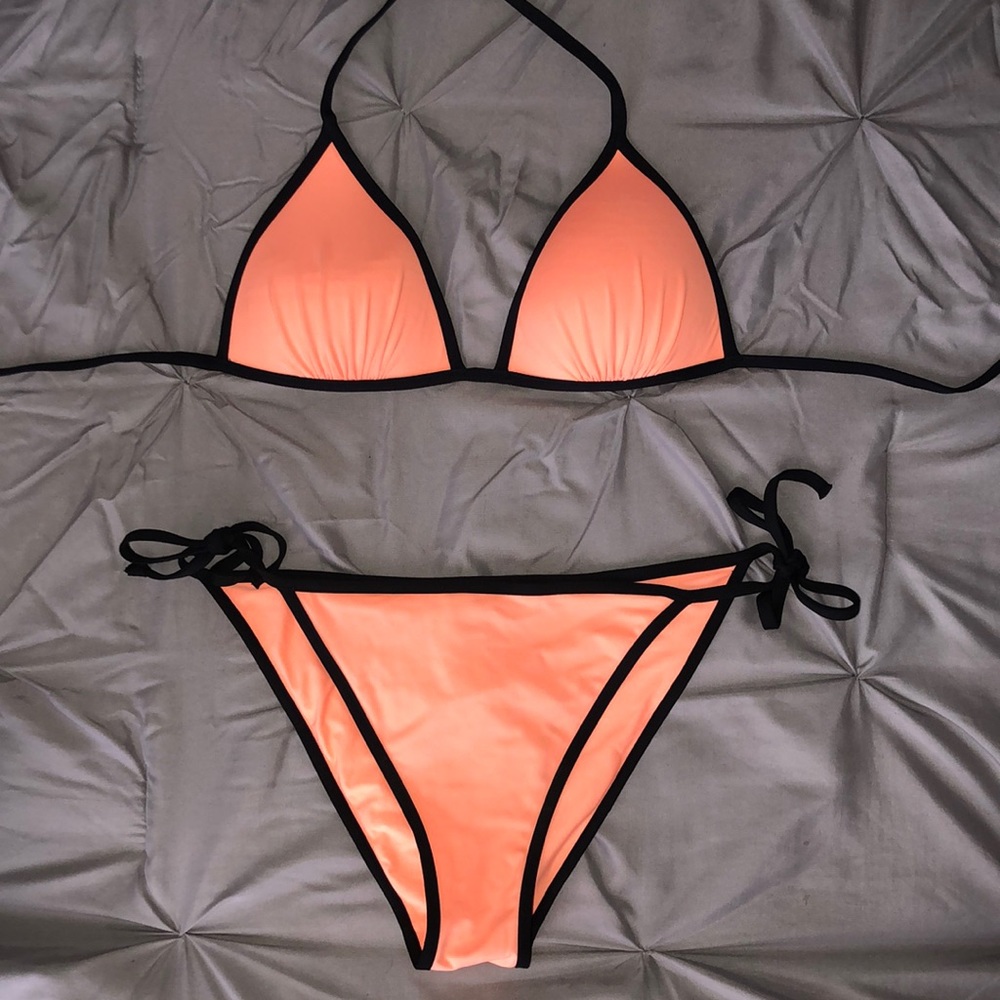 Orange bikini